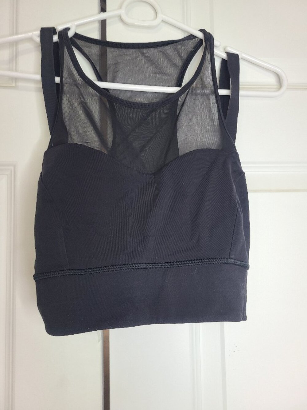 FREE ADD-ON W/ BUNDLE | Lululemon Black Mesh Sports Bra No Pads - Size 10